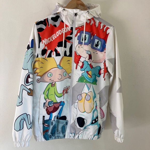 Members only Nickelodeon all over print jacket - Picture 1 of 7